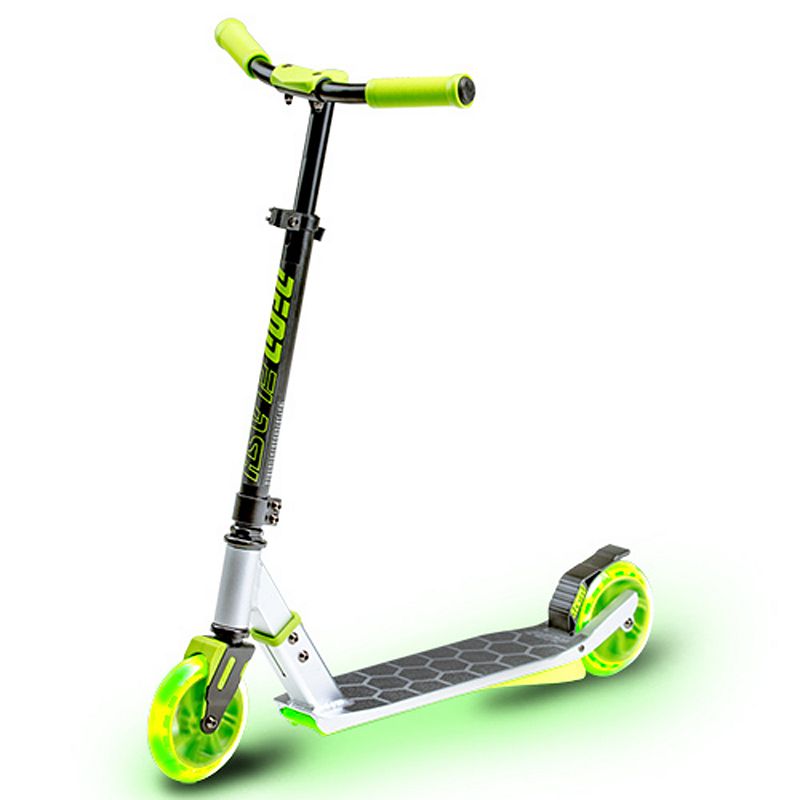 Neon Flash LED Light-Up Scooter - Green
