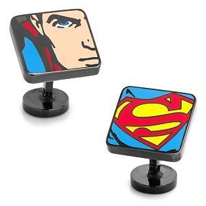 DC Comics Superman Comic Squares Cufflinks