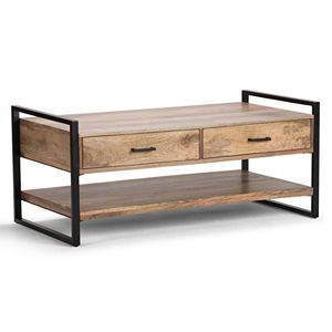 Simpli Home Riverside Rustic Coffee Table