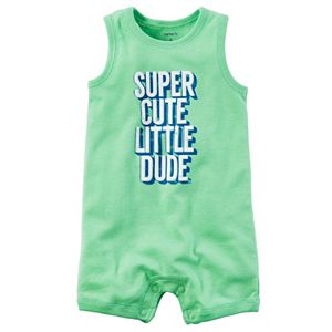 Baby Boy Carter's Graphic Sleeveless Romper