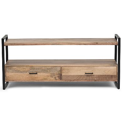 Simpli Home Riverside Rustic TV Stand