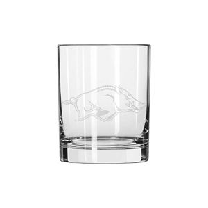 Boelter Arkansas Razorbacks Satin-Etched Rocks Glass