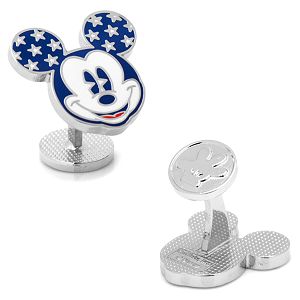 Disney Vintage Stars and Stripes Mickey Mouse Cuff Links