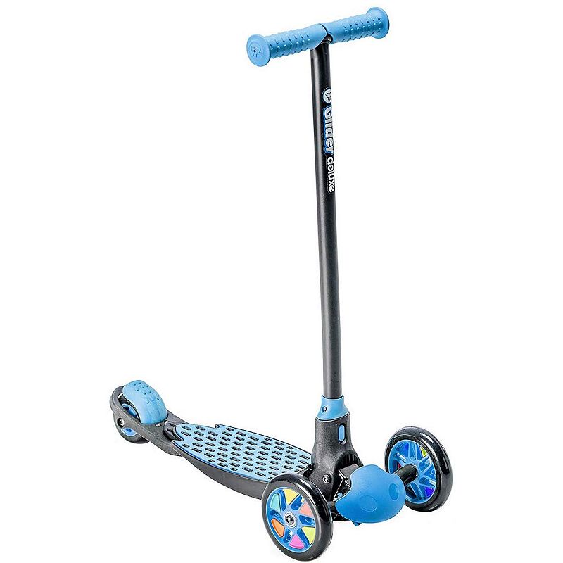 UPC 816661020550 product image for Youth Yvolution Y-Glider Deluxe 1.0 Three-Wheeled Scooter, Blue | upcitemdb.com