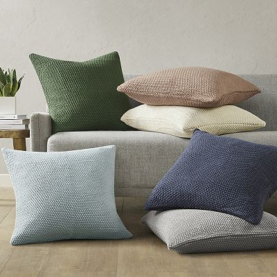 INK IVY Bree Knit Euro Sham Pillow Cover