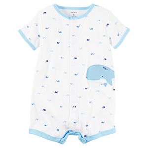 Baby Boy Carter's Print Applique Romper