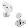 Disney Mickey Mouse Silhouette Silver-Tone Cuff Links