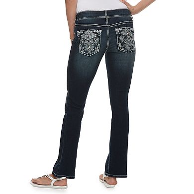 Women's Apt. 9® Embellished Midrise Bootcut Jeans