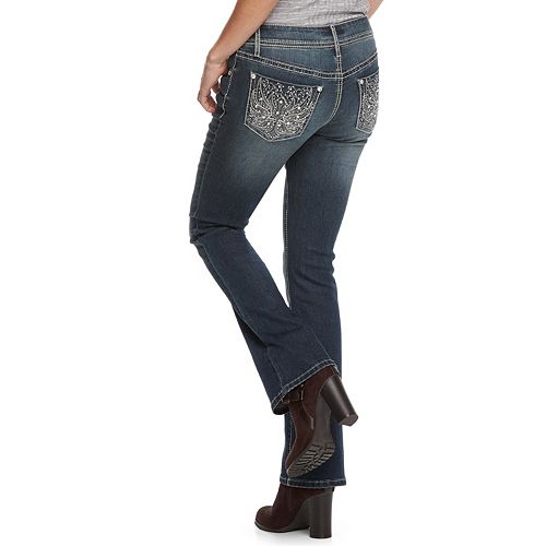 Women's Apt. 9® Embellished Midrise Bootcut Jeans