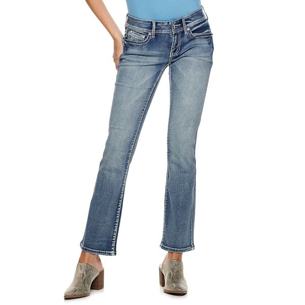 Miss Me Big Girls 7-16 Mid Rise Bootcut Denim Jean