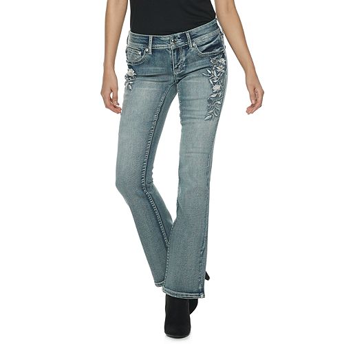 Women's Apt. 9® Embellished Midrise Bootcut Jeans