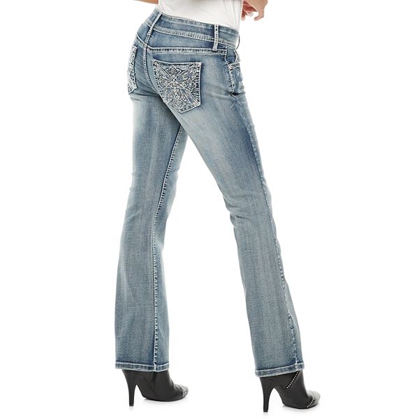 Women's Apt. 9® Embellished Midrise Bootcut Jeans