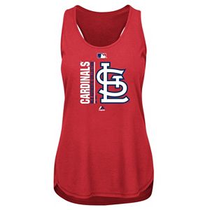 Women's Majestic St. Louis Cardinals AC Team Icon Tank Top