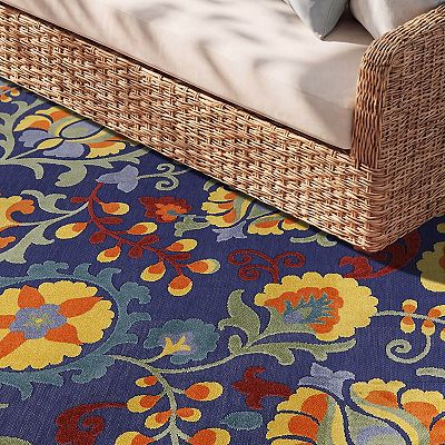 Nourison Aloha Floral Frenzy Indoor Outdoor Rug