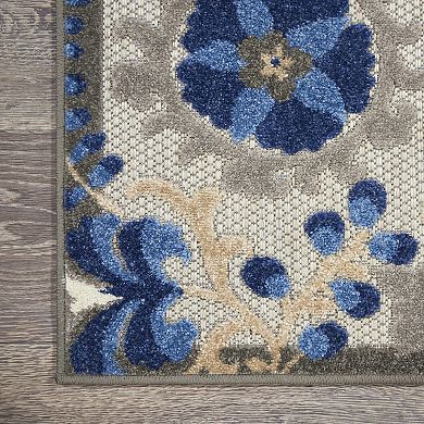 Nourison Aloha Floral Frenzy Indoor Outdoor Rug