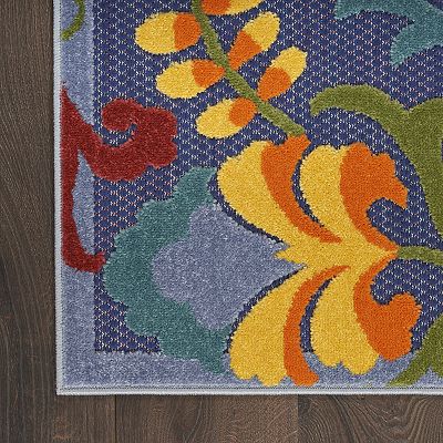 Nourison Aloha Floral Frenzy Indoor Outdoor Rug