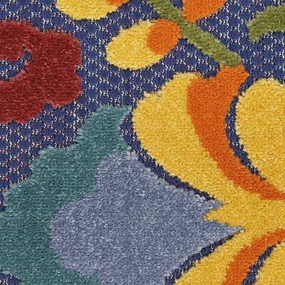 Nourison Aloha Floral Frenzy Indoor Outdoor Rug