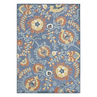 Nourison Aloha Floral Frenzy Indoor Outdoor Rug