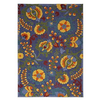 Nourison Aloha Floral Frenzy Indoor Outdoor Rug