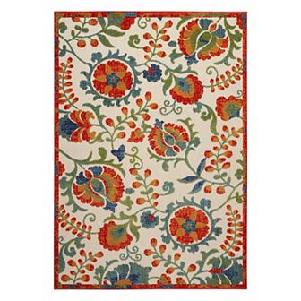 Nourison Aloha Floral Frenzy Indoor Outdoor Rug
