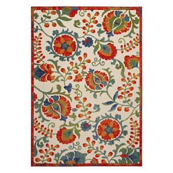 Nourison Aloha Floral Frenzy Indoor Outdoor Rug