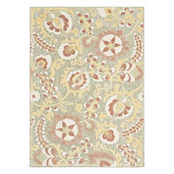 Nourison Aloha Floral Frenzy Indoor Outdoor Rug