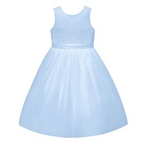 Girls 7-12 American Princess Lace Bodice & Tulle Skirt Dress