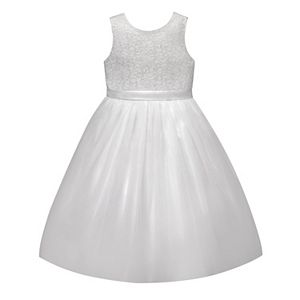 Girls 7-12 American Princess Lace Bodice & Tulle Skirt Dress
