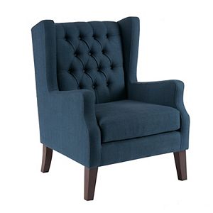 Madison Park Roan Tufted Wing Back Arm Chair