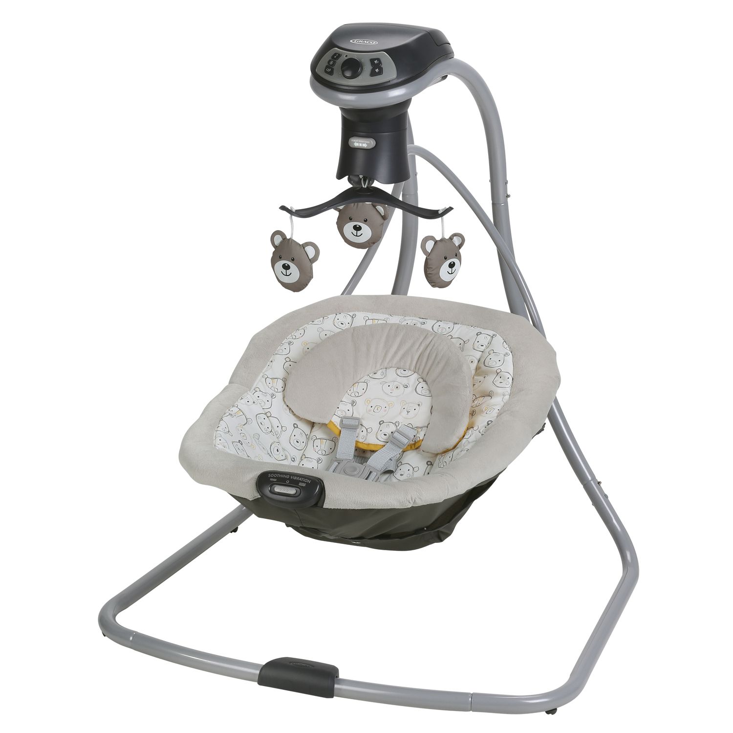 graco swing with tray