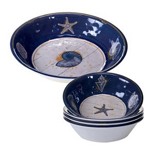 Certified International Calm Seas 5-pc. Salad Serving Set