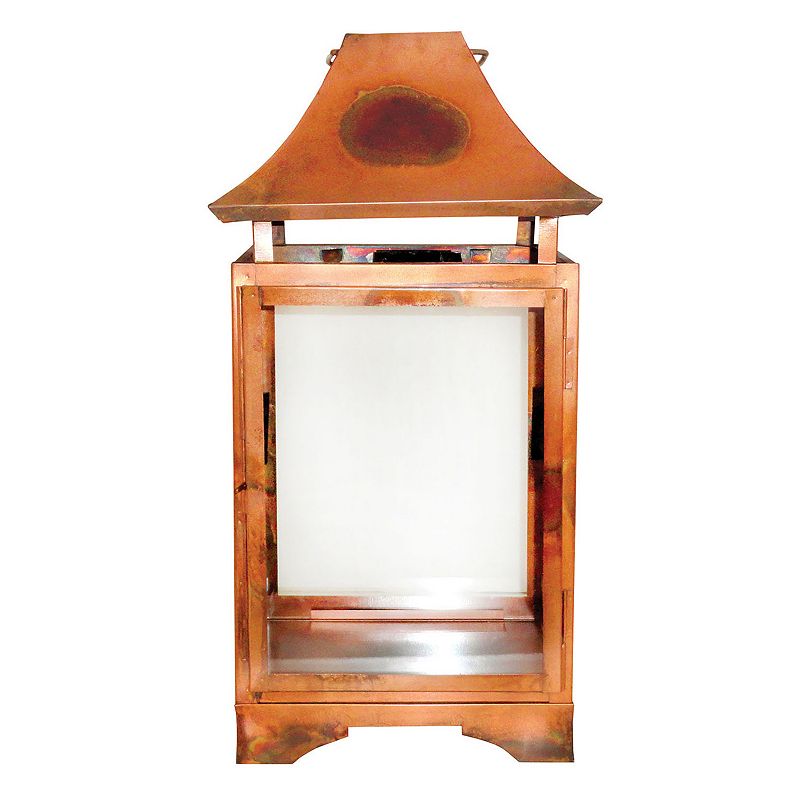 UPC 769072401367 product image for Pomeroy Indoor / Outdoor Lantern Candle Holder, Brown | upcitemdb.com