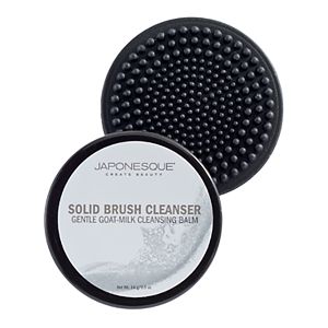 Japonesque Mini Gentle Goat Milk Cleansing Balm Solid Brush Cleanser