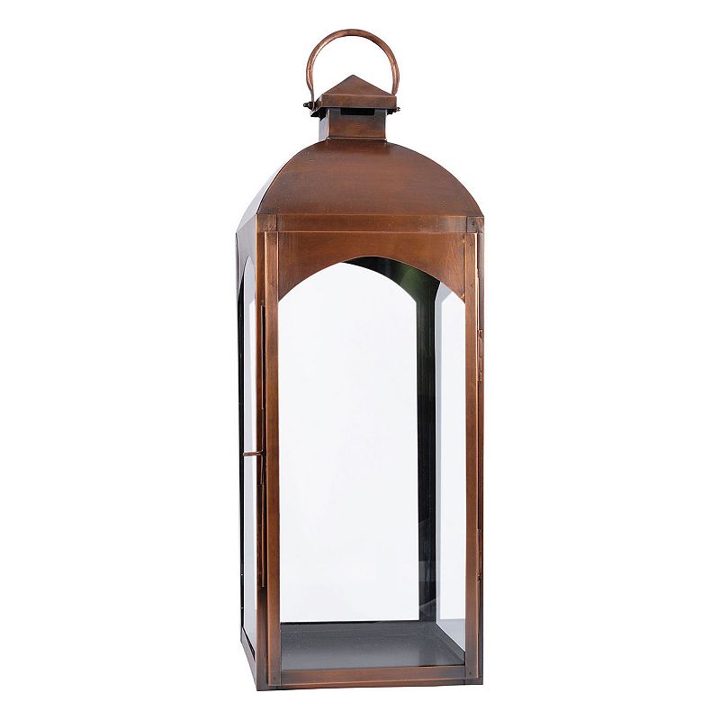 UPC 769072401664 product image for Pomeroy Cooperstown Indoor / Outdoor Lantern Table Decor, Brown | upcitemdb.com