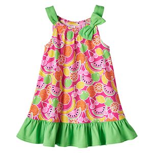 Baby Girl Sophie Rose Fruits Ruffle Dress