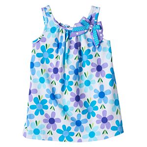 Baby Girl Sophie Rose Floral Bow Dress