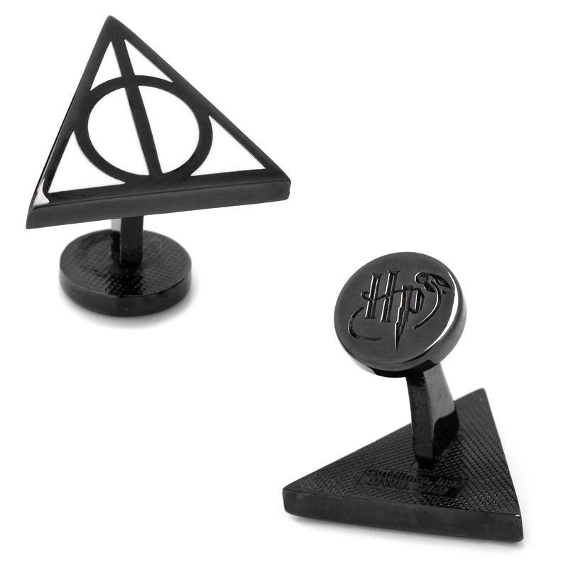 Harry Potter Deathly Hallows Cuff Links, Black