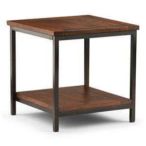 Simpli Home Skyler Industrial End Table