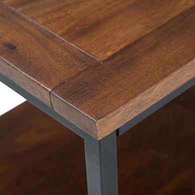 Simpli Home Skyler Industrial End Table