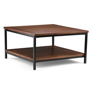 Simpli Home Skyler Square Industrial Coffee Table