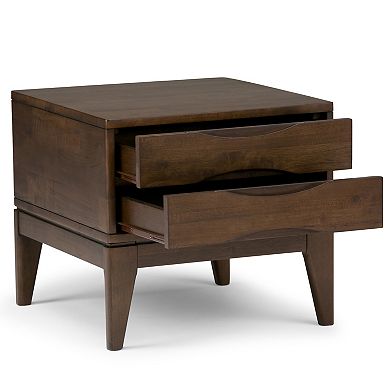 Simpli Home Harper 2-Drawer End Table