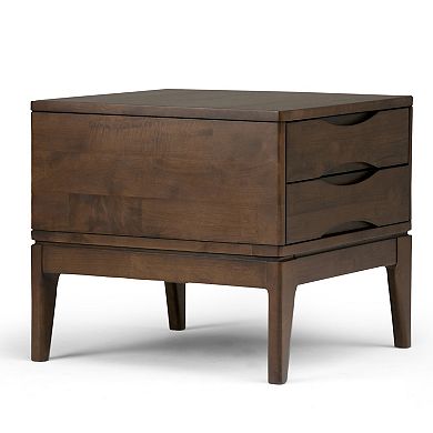 Simpli Home Harper 2-Drawer End Table
