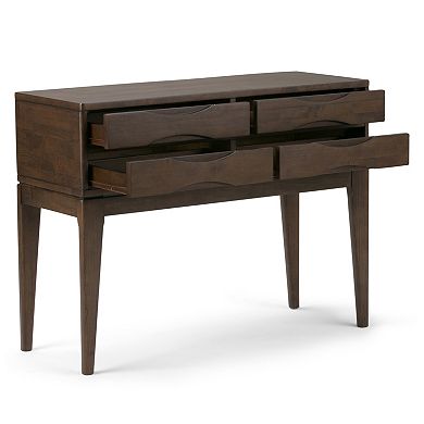 Simpli Home Harper 4-Drawer Console Table  