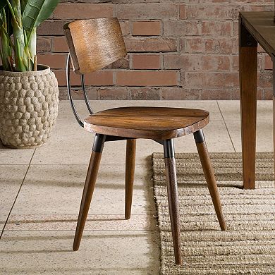 INK+IVY Frazier Wood Dining Chair 2-piece Set