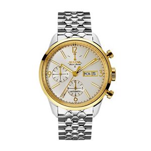 Bulova Men's Accu Swiss Two Tone Stainless Steel Automatic Watch - 65C113