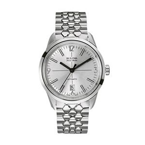 Bulova Men's Accu Swiss Stainless Steel Automatic Watch - 63B177