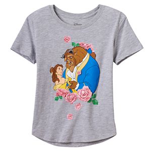 Disney's Beauty & The Beast Belle Girls 7-16 Rose Graphic Tee