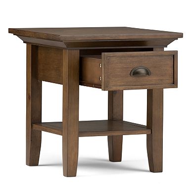 Simpli Home Redmond 1-Drawer End Table  