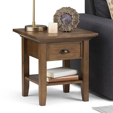 Simpli Home Redmond 1-Drawer End Table  