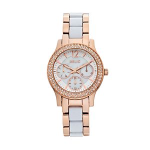 Relic Women's Bethany Crystal Two Tone Watch